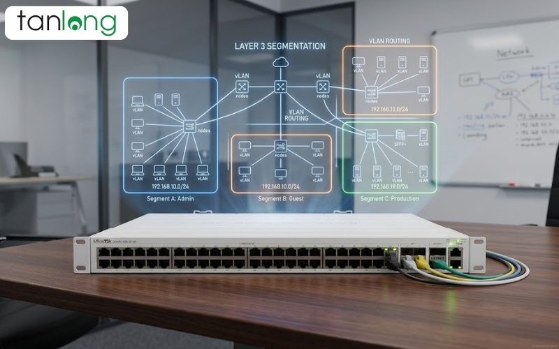 Tính năng L3 của thiết bị CRS354-48G-4S+2Q+RM