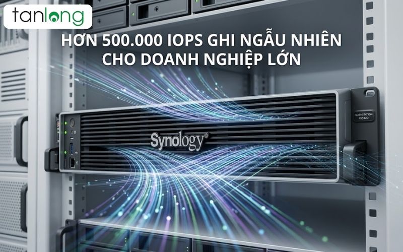 Thiết bị lưu trữ All-Flash Synology FS3420 chính hãng
