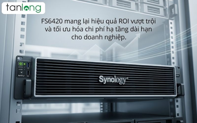 FS6420 trong tủ rack chuyên dụng