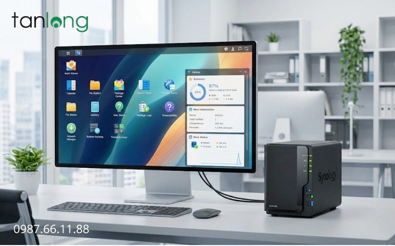 Cài đặt Nas synology ds225+