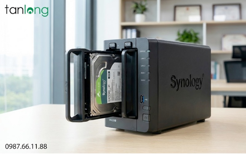 Nas synology ds225+ chính diện