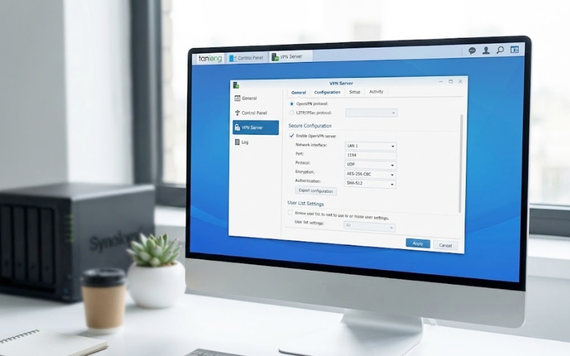 Bảo mật Synology DS925+ qua VPN