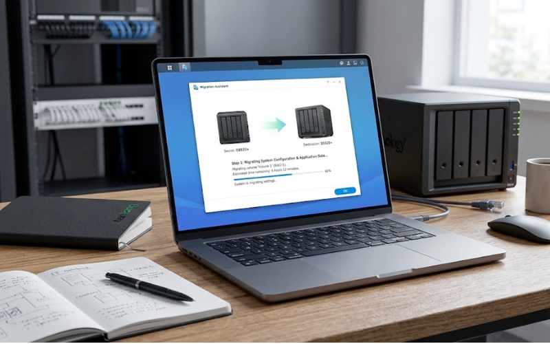 Cách di chuyển dữ liệu Synology