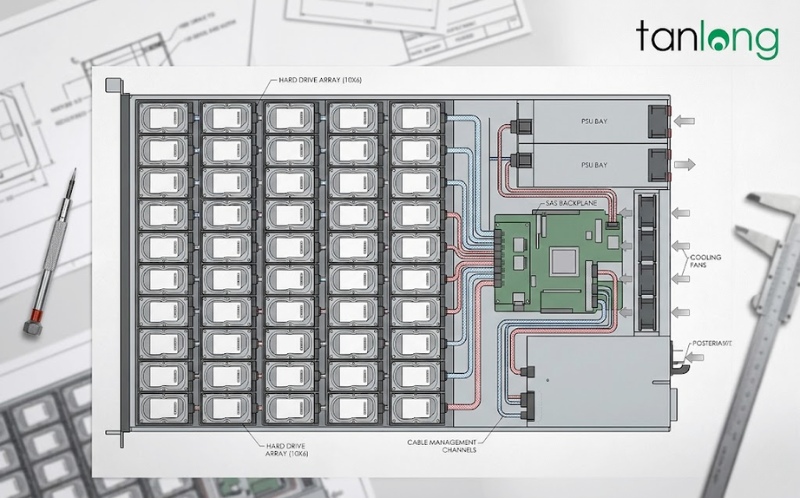 HƯỚNG DẪN LẮP ĐẶT SYNOLOGY HD6500 LÊN TỦ RACK 4U (CHUẨN DATACENTER)
