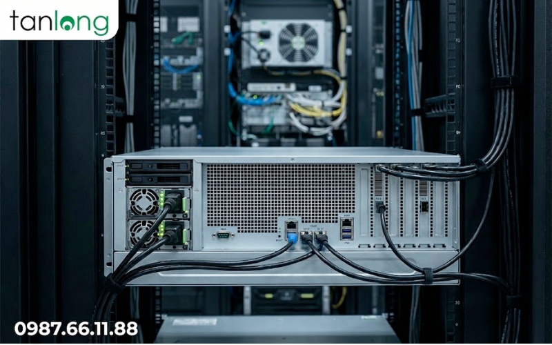 Các cổng mạng Nas Synology HD6500