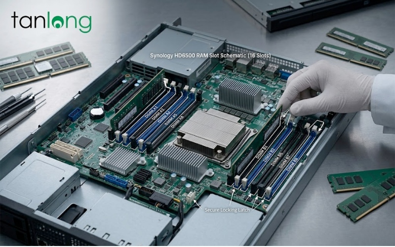 HƯỚNG DẪN NÂNG CẤP RAM HD6500 LÊN 512GB CHO NAS SYNOLOGY HD6500 CHUẨN KỸ THUẬT