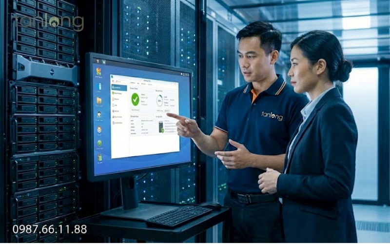 Đội ngũ TÂN LONG hỗ trợ NAS