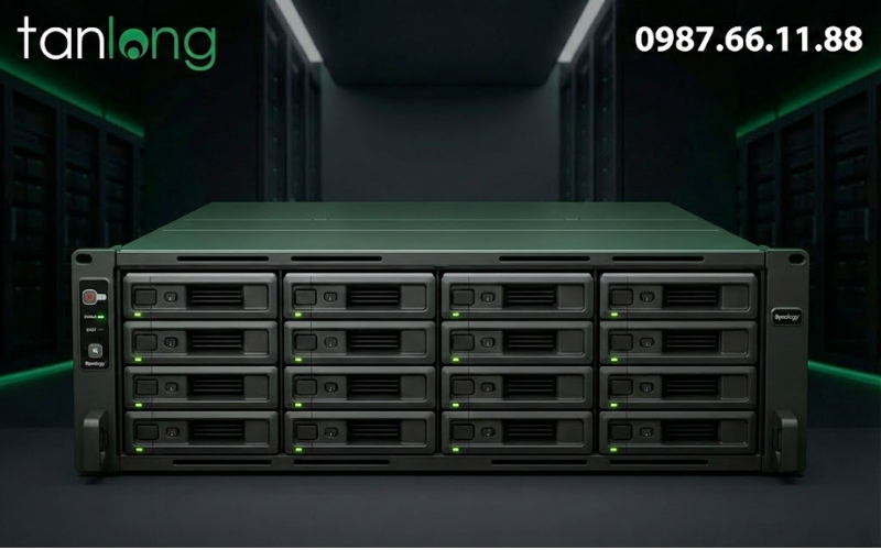 Thiết kế mặt trước Nas Synology RS4021xs+