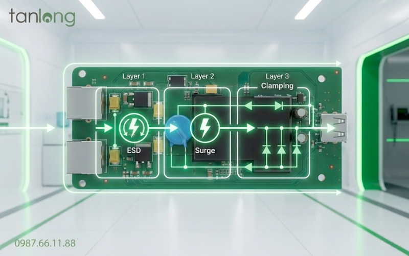 Cấu tạo Nguồn POE Unifi