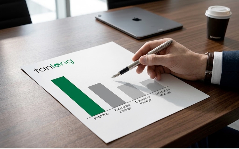 Biểu đồ so sánh tốc độ và độ ổn định của Synology PAS7700