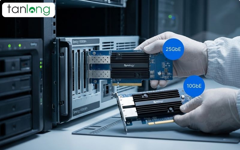 card mạng mở rộng 10GbE hoặc 25GbE