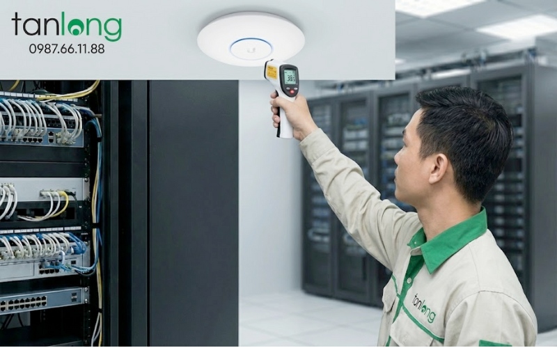 Đo nhiệt độ UniFi AC Pro