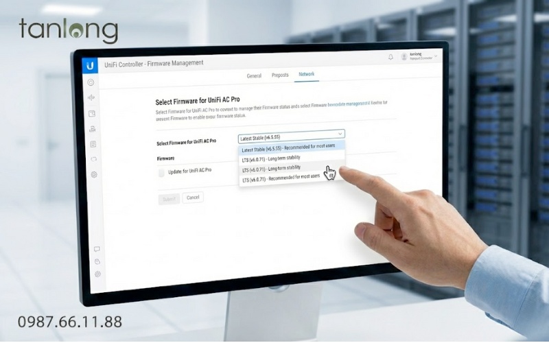 So sánh firmware unifi ac pro