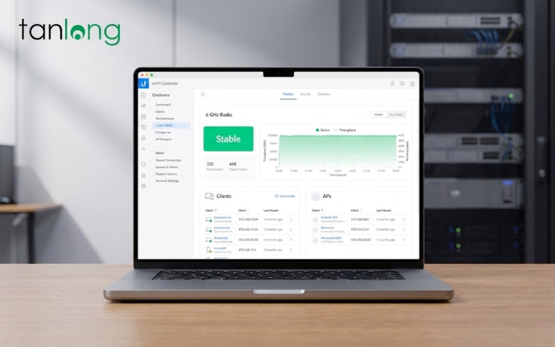 Giao diện UniFi WiFi 7