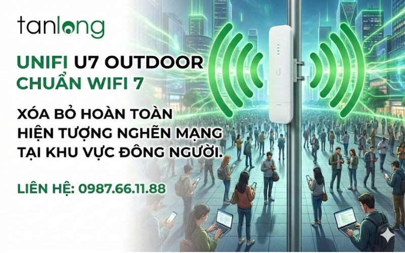 Bộ phát Unifi u7 outdoor chính hãng giá 6.900.000 đ tại Hà Nội
