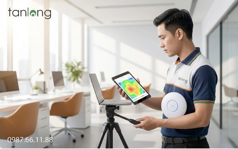 Lắp đặt UniFi U7 Pro Max