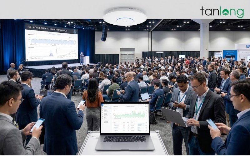 Review Unifi U7 Pro Max: Sức mạnh thực chiến cho 500 khách