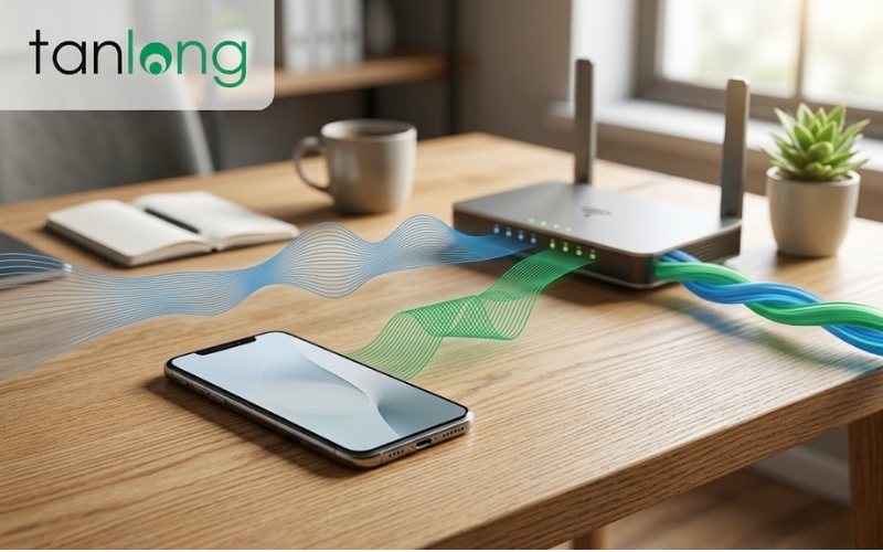 Cơ chế hoạt động của Multi-Link Operation giúp giảm độ trễ mạng