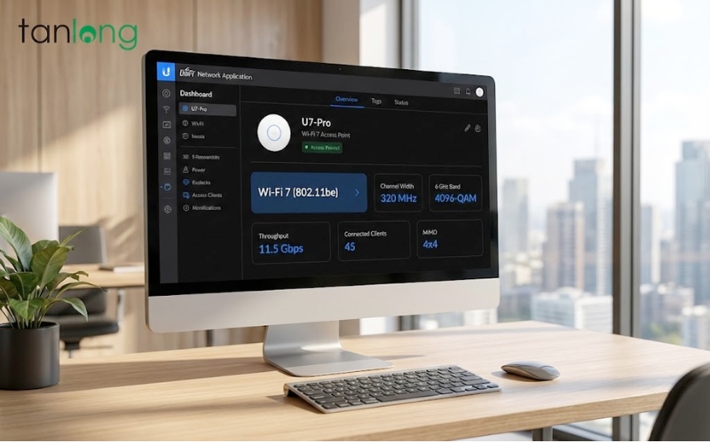 Băng tần 6GHz Cấu hình UniFi U7 Pro