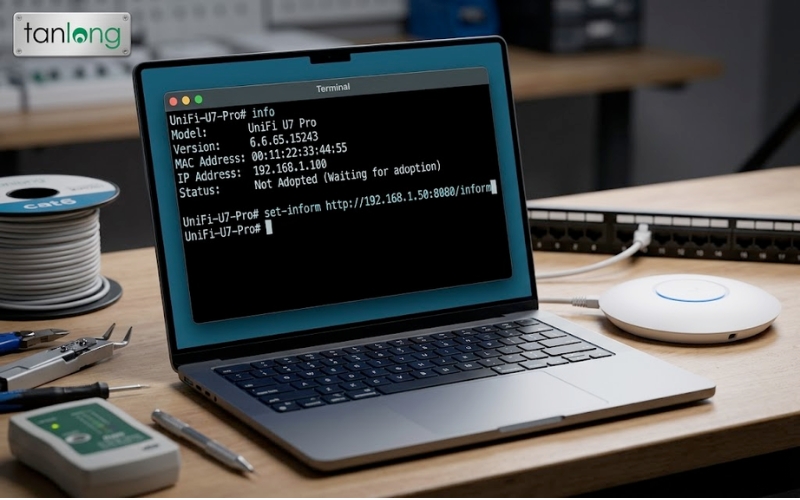 HƯỚNG DẪN CÀI ĐẶT UNIFI U7 PRO LÊN CONTROLLER CHI TIẾT