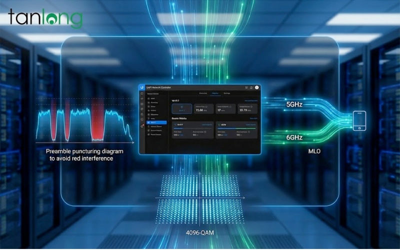 4 công nghệ lõi WiFi UniFi Enterprise E7