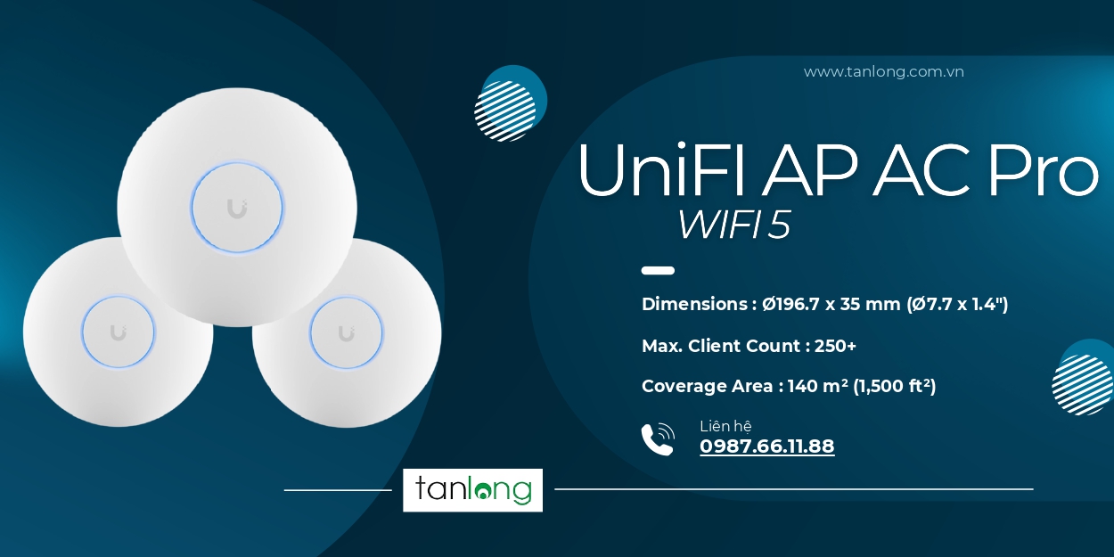 UniFi AC Pro Chính Hãng Tại Tân Long