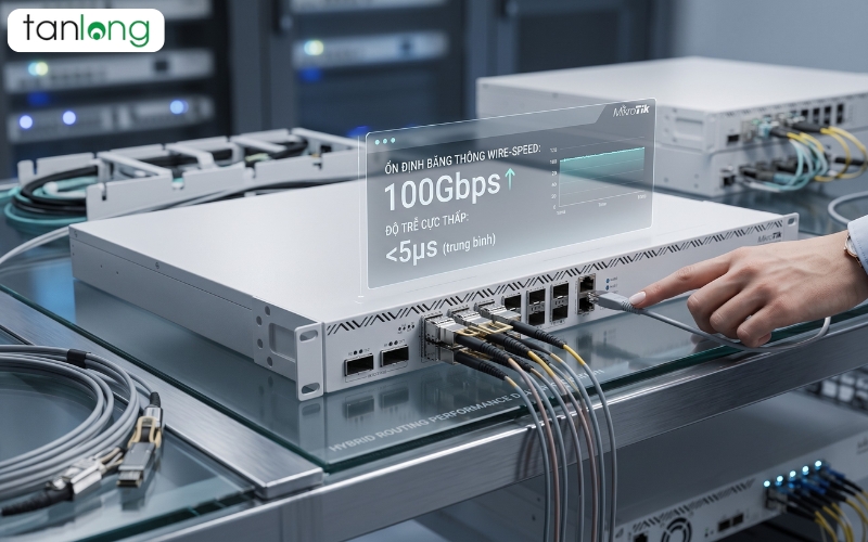 thử nghiệm cấu hình routing CCR2216-1G-12XS-2XQ