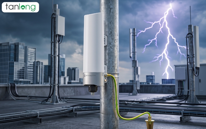 HƯỚNG DẪN CHỐNG SẾT VÀ TIẾP ĐỊA CHO GPER14I TRÊN ĐƯỜNG CÁP NGOẠI THẤT TRÁNH SỰ CỐ QUÁ ÁP