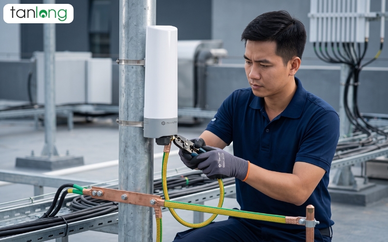 Thi công chống sét và tiếp địa cho GPER14i chuyên nghiệp