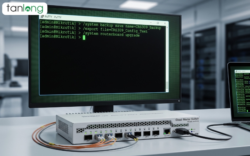 Bộ mã CLI dùng cho CRS309-1G-8S+IN firmware update