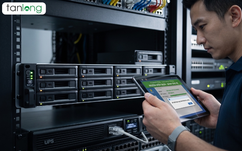 khôi phục dữ liệu RS3618XS an toàn với nguồn điện UPS