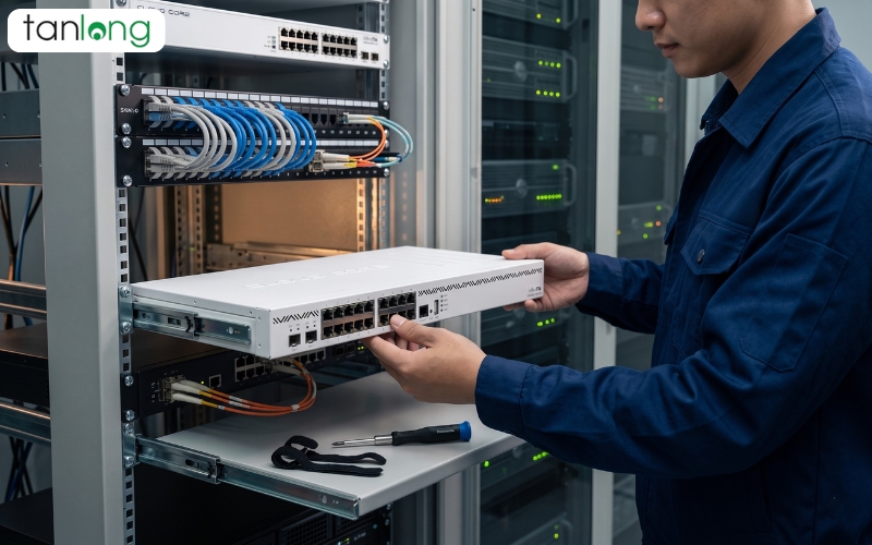 Thao tác thay nóng PSU cho nguồn kép Redundancy CCR2004-16G-2S+